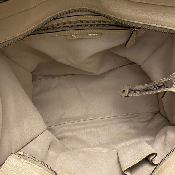 Celine Shoulder Luggage Tote Dune Shopper Bag - Picture 6 of 8